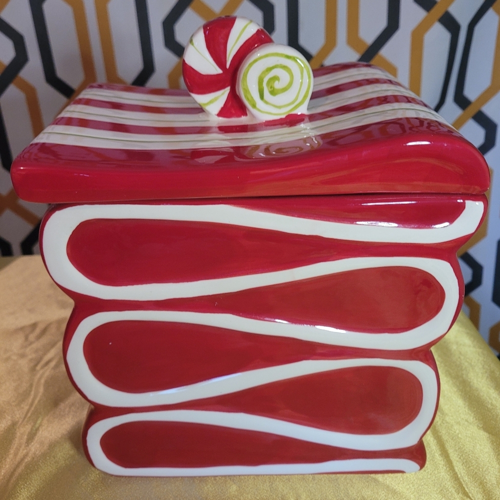 Hobby Lobby Candy Cane Lane Cookie Jar